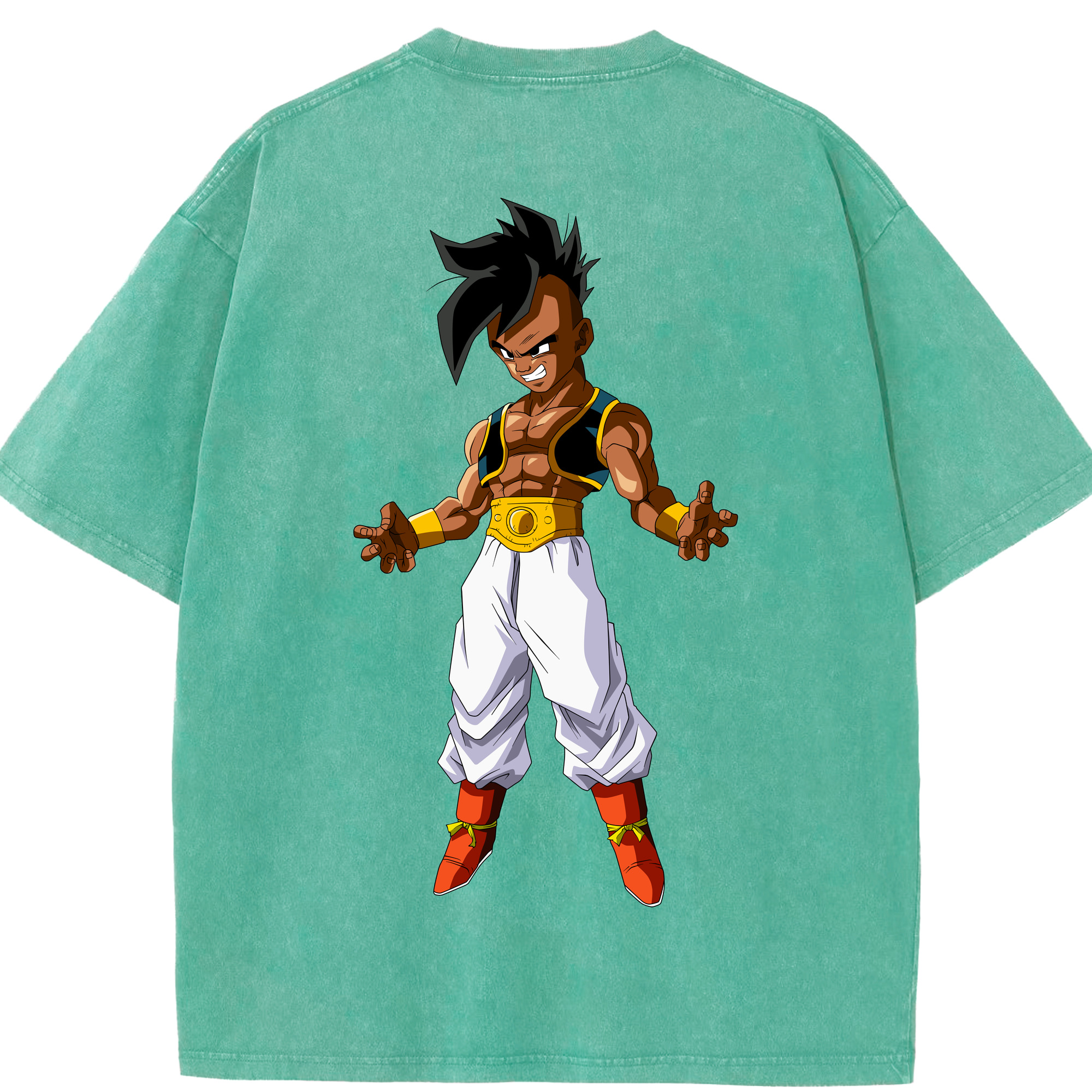 （画像用） ドラゴンボール DRAGON BALL 綿100% ヴィンテージ風 半袖Tシャツ（背面プリント）